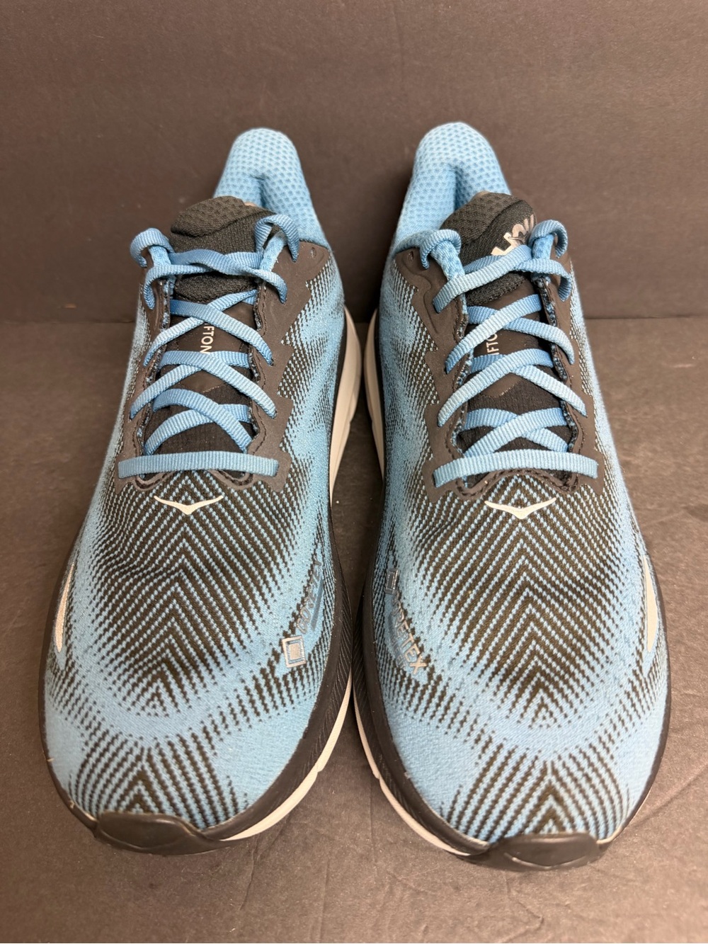 HOKA Clifton 9 GORE-TEX Shoes Mens Size 11.5 D Blue Black Sneakers WORN ONCE - Picture 5 of 12